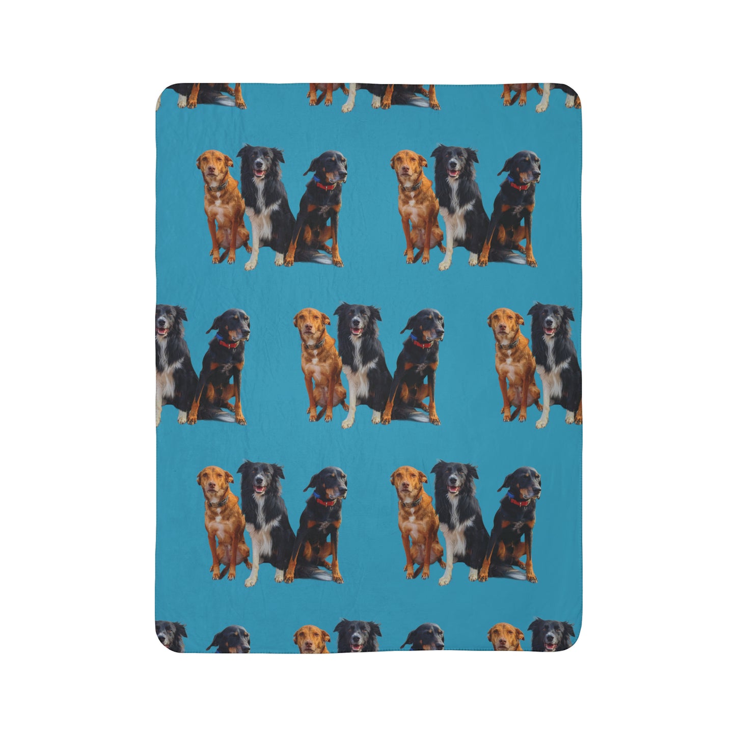 Personalized Sherpa Fleece Blanket - Your Picture And Custom Text