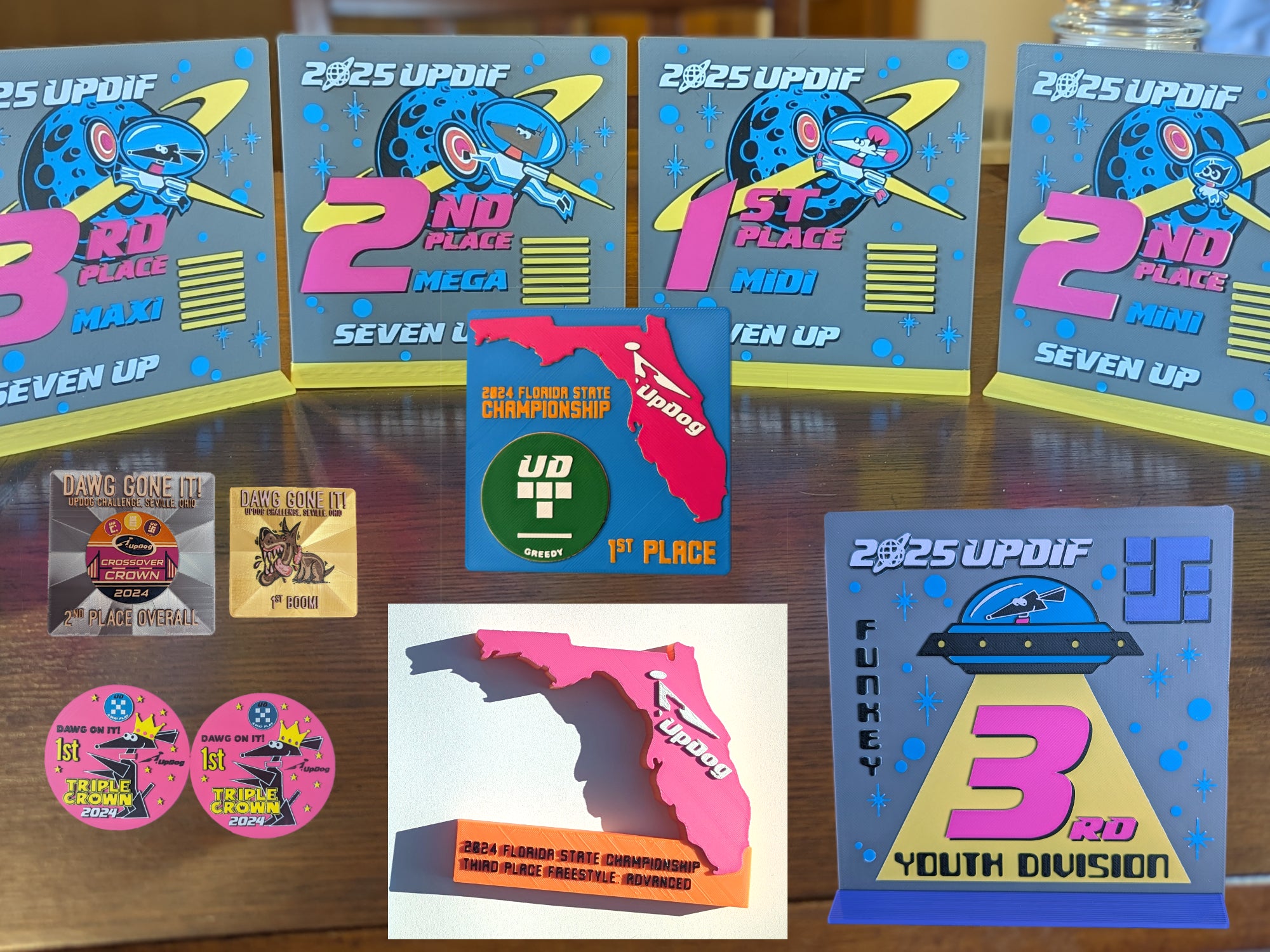 Custom 3D Printed Awards