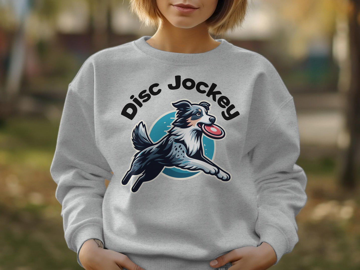 Disc Jockey Dog Unisex Sweatshirt