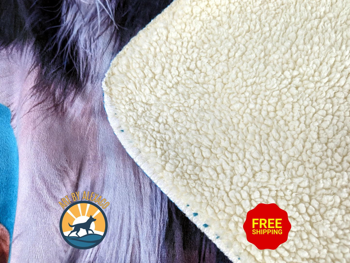 Personalized Sherpa Fleece Blanket - Your Picture And Custom Text