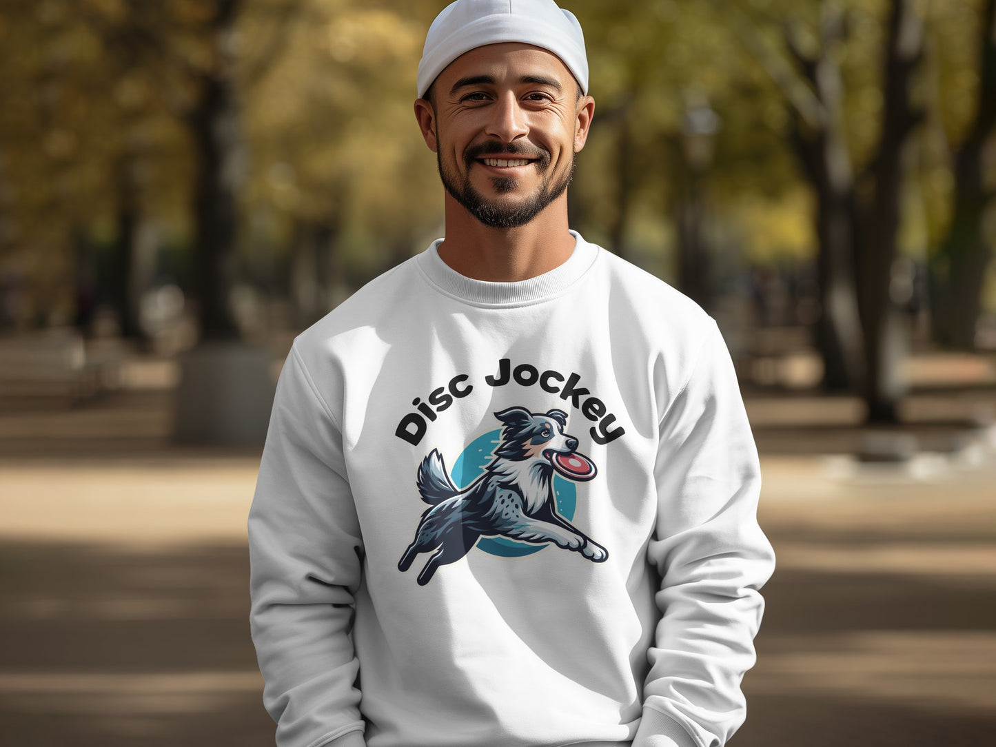 Disc Jockey Dog Unisex Sweatshirt