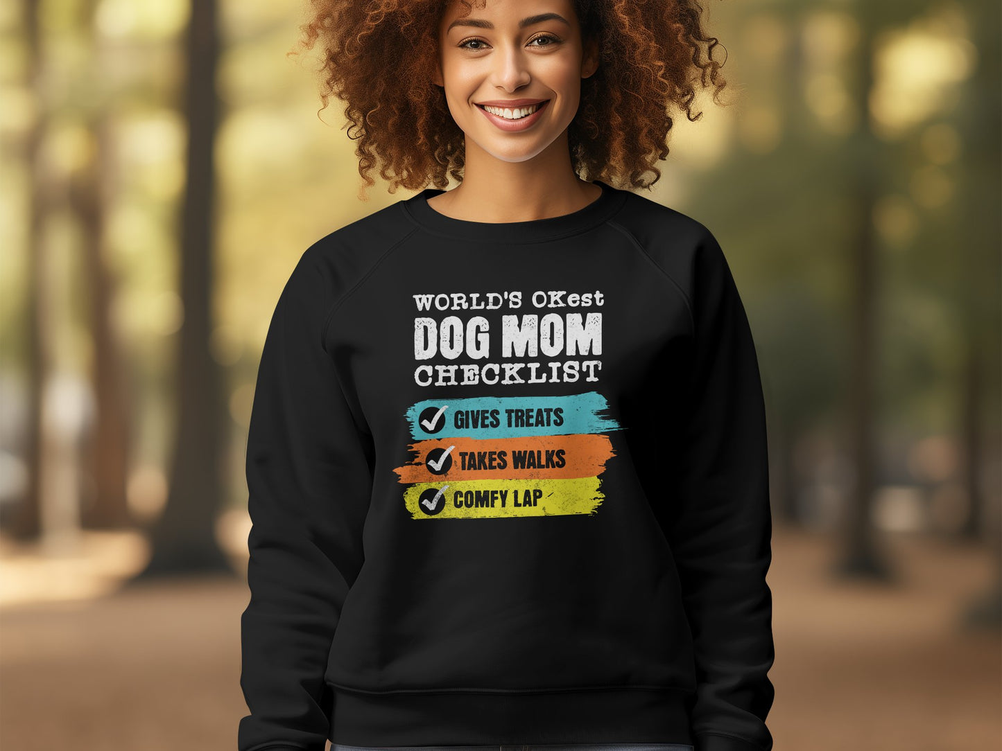 World's OKest Dog Mom Sweatshirt
