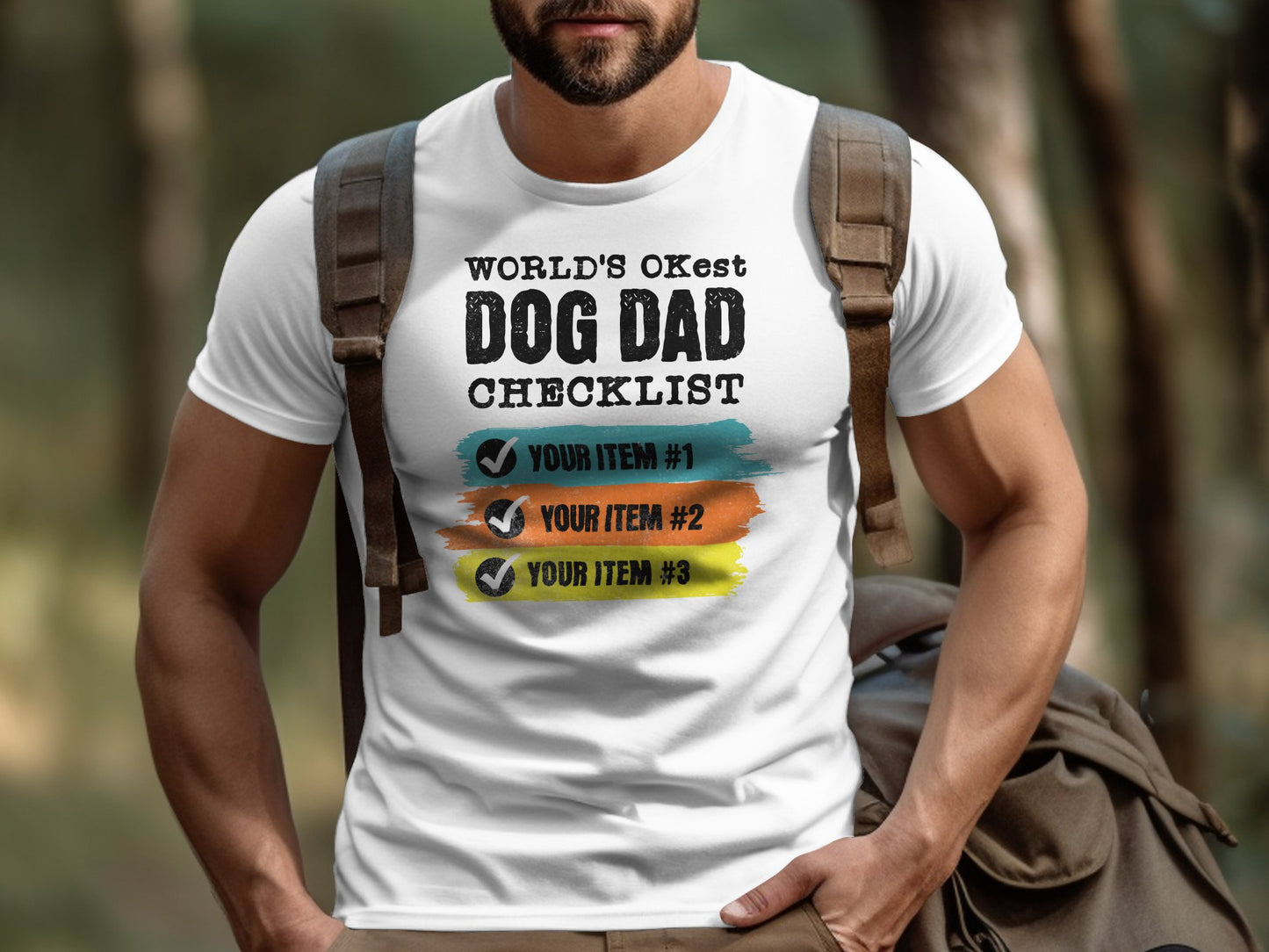 World's Okayest Dog Dad T-shirt