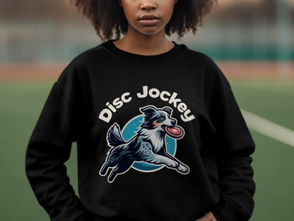 Disc Jockey Dog Unisex Sweatshirt