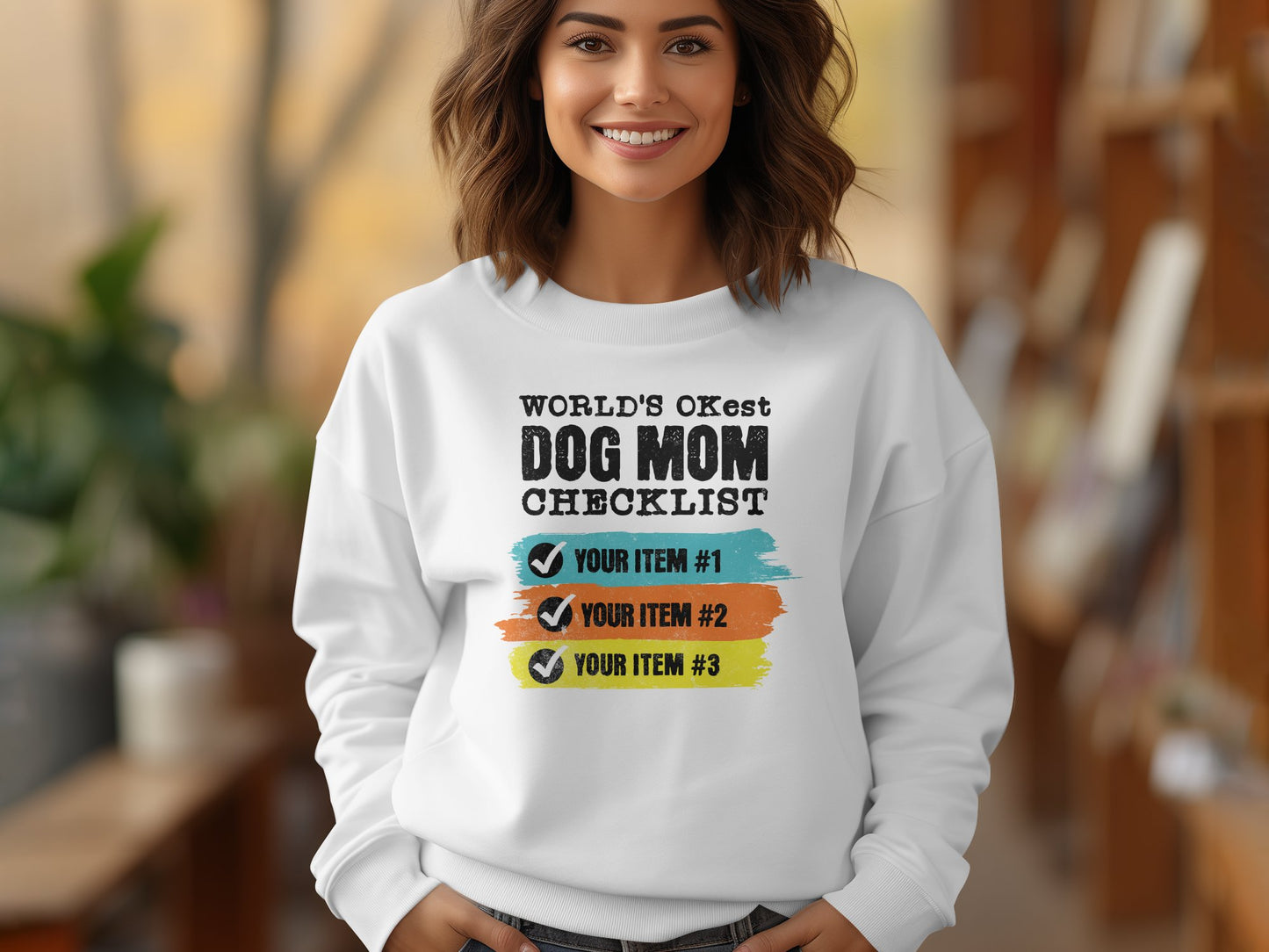 World's OKest Dog Mom Sweatshirt