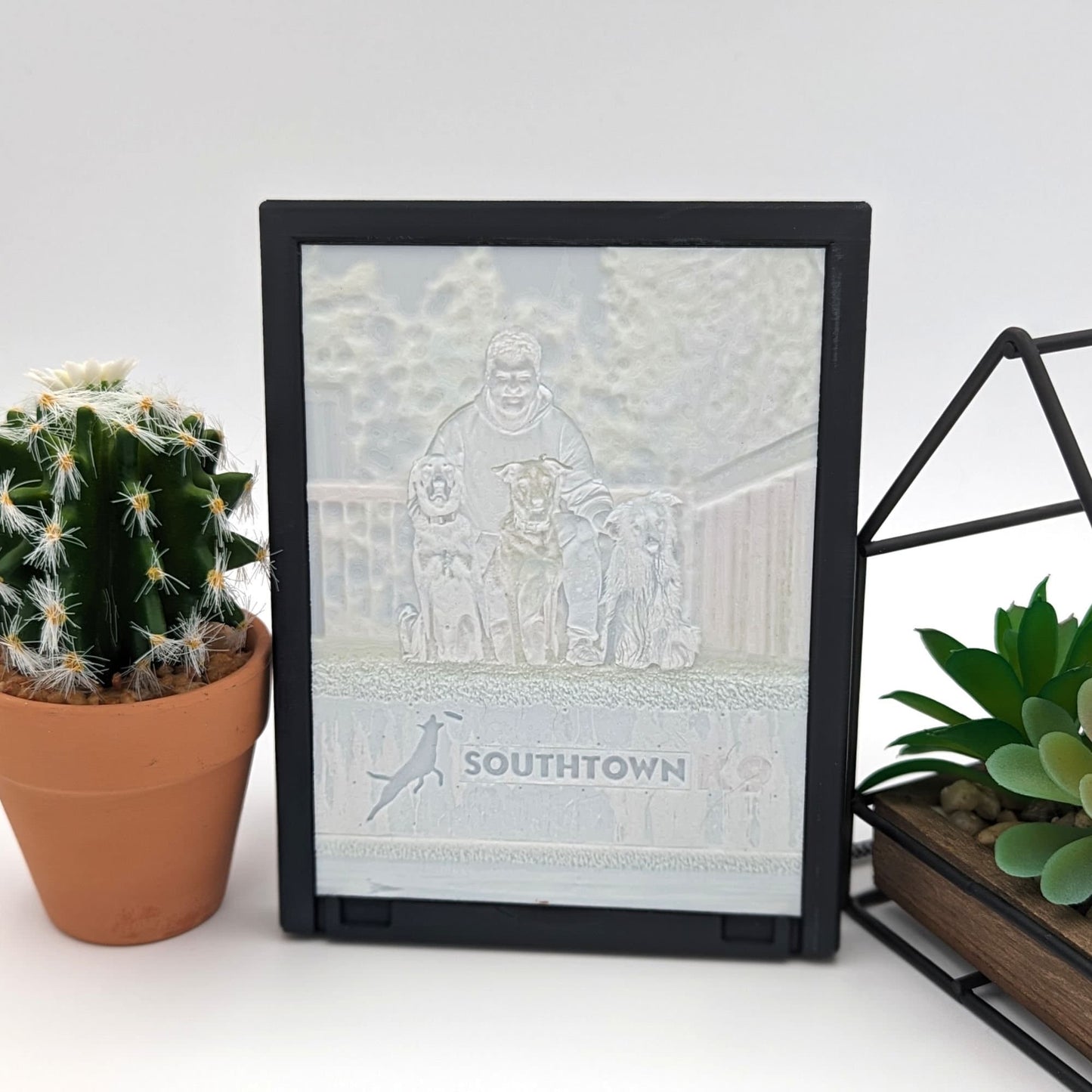 Custom Backlit Lithophane Display.