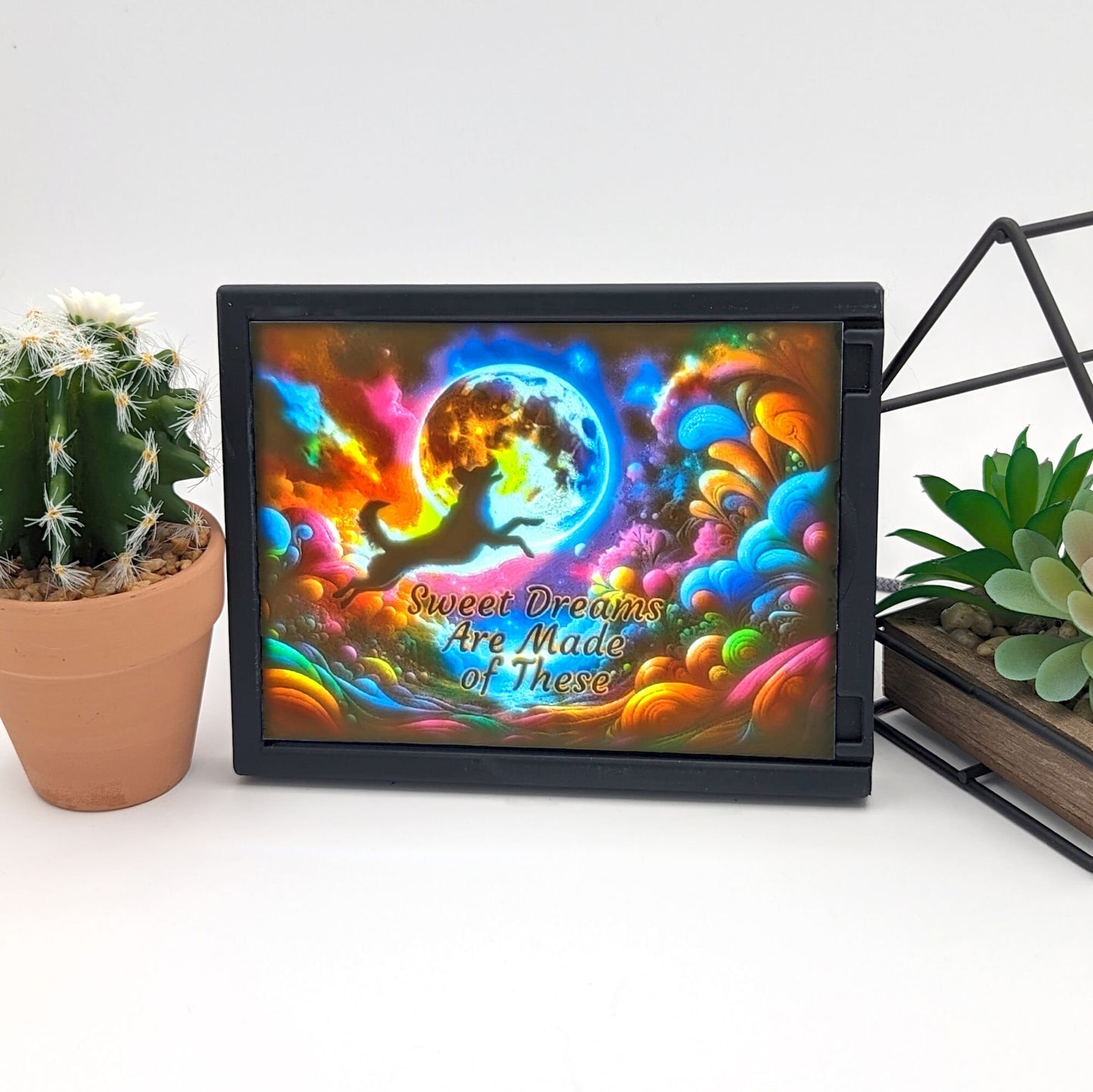 Sweet Dreams Color Backlit Lithophane