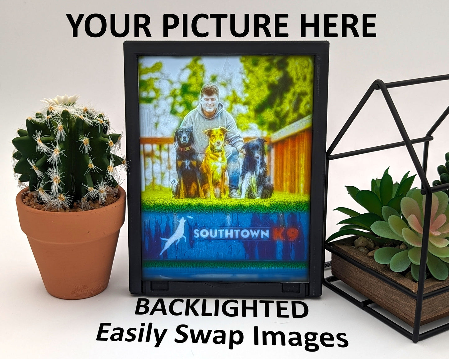 Custom Backlit Lithophane Display.