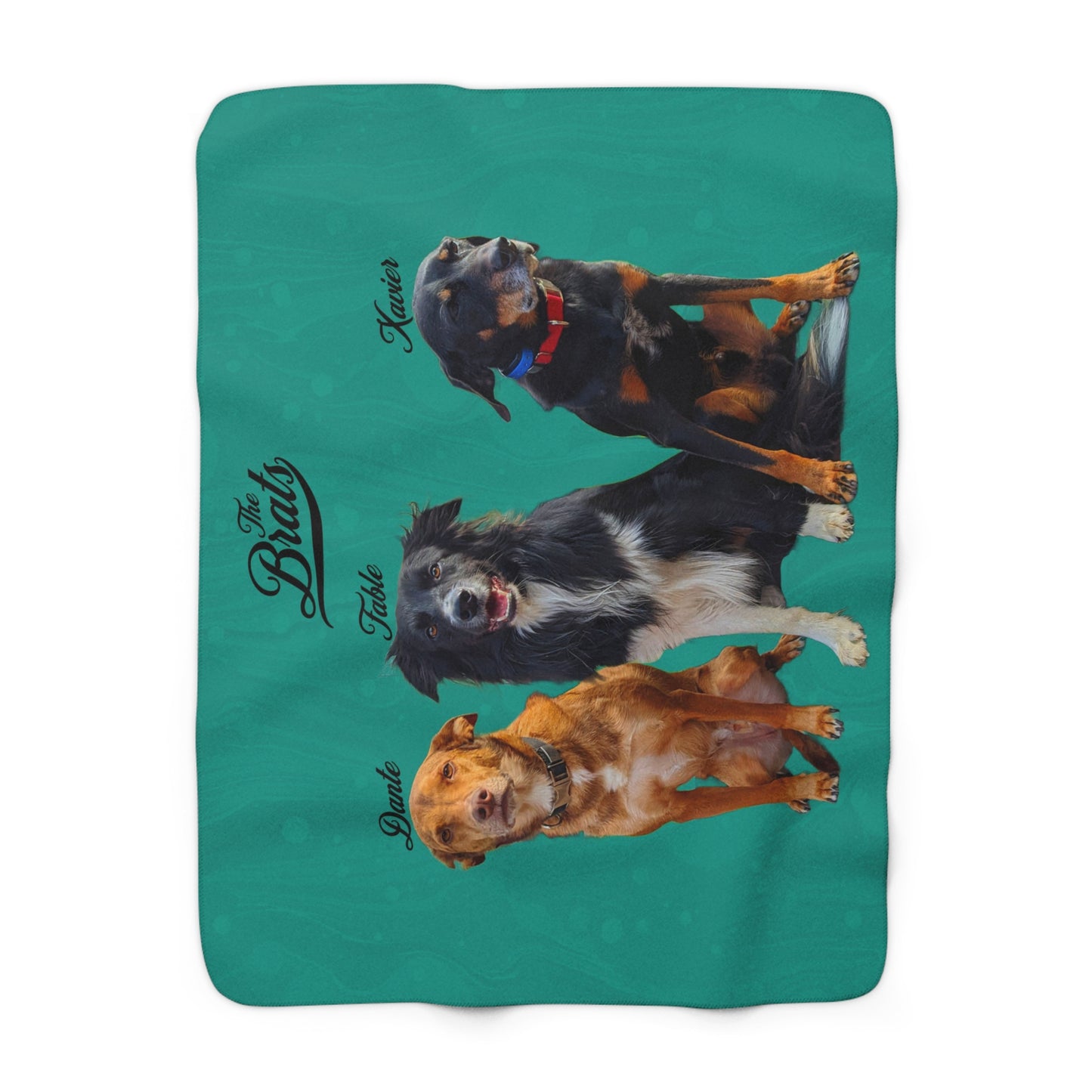 Custom Pet Sherpa Blanket