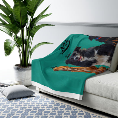 Custom Pet Sherpa Blanket