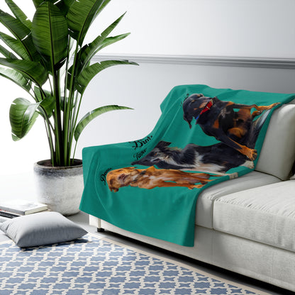 Custom Pet Sherpa Blanket