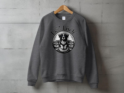 Retro Disc Dog Unisex Sweatshirt