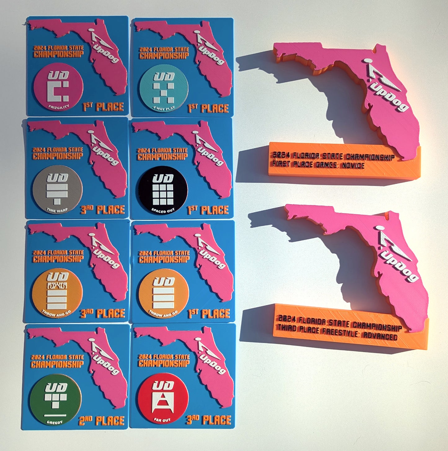 Custom 3D Printed Awards or Signs
