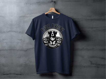 Vintage Style Disc Drive Dog T-Shirt