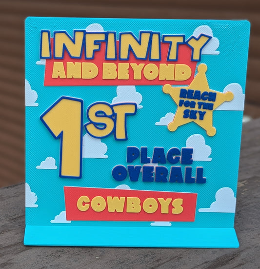 Custom 3D Printed Awards or Signs