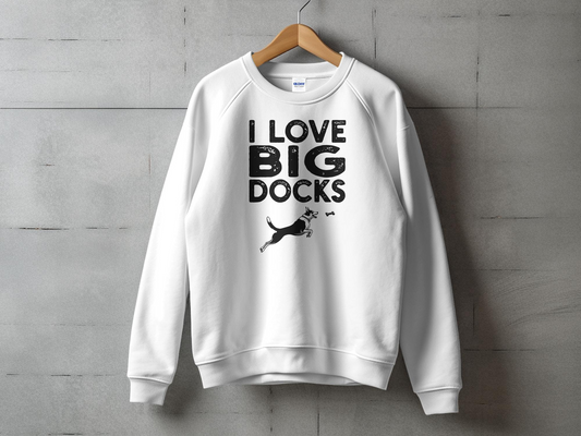 "Big Docks" Funny Dock Diving Unisex Sweatshirt