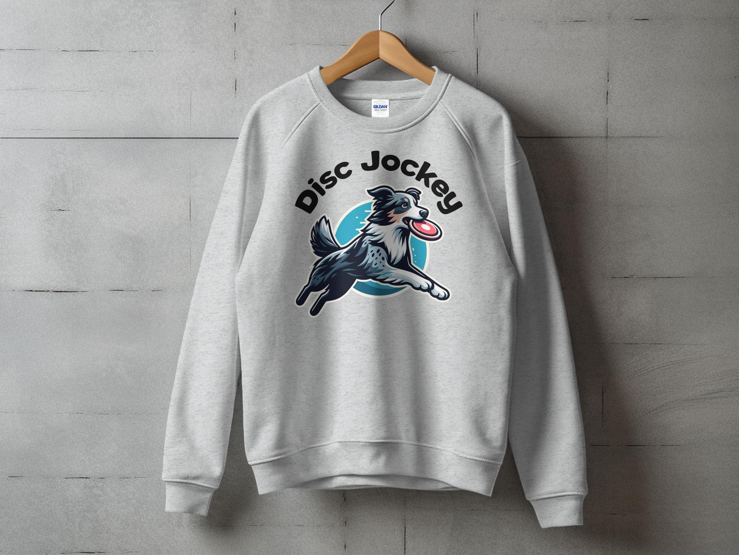 Disc Jockey Dog Unisex Sweatshirt