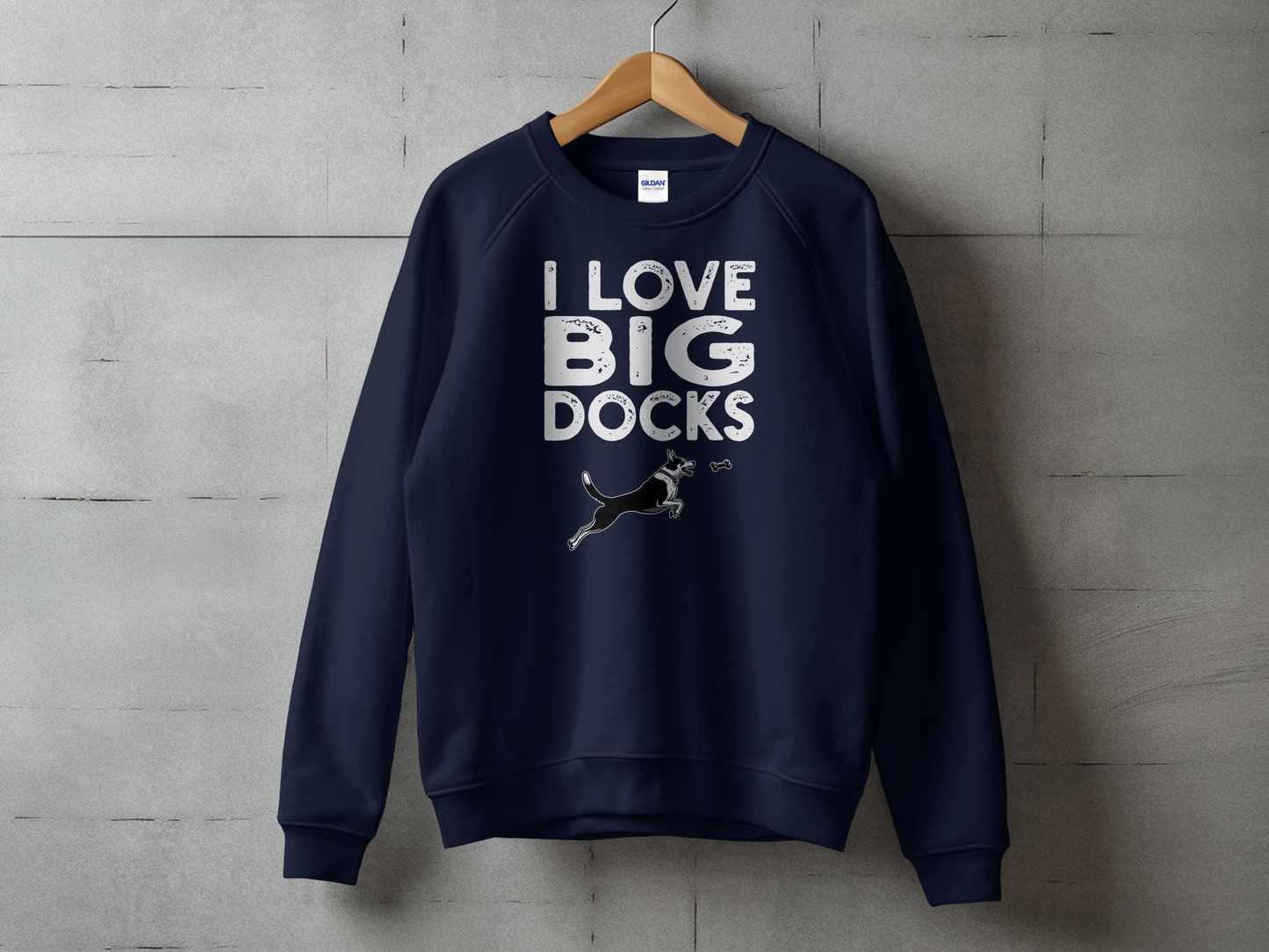 "Big Docks" Funny Dock Diving Unisex Sweatshirt