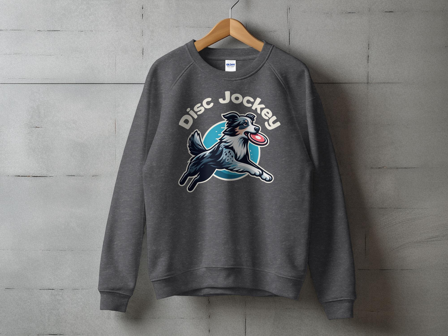 Disc Jockey Dog Unisex Sweatshirt