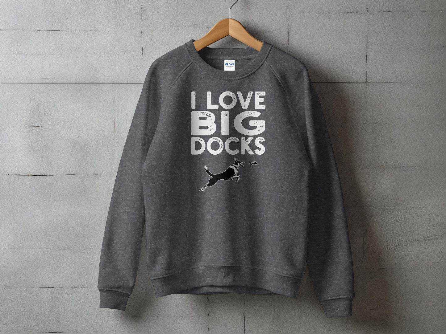 "Big Docks" Funny Dock Diving Unisex Sweatshirt