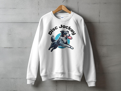 Disc Jockey Dog Unisex Sweatshirt