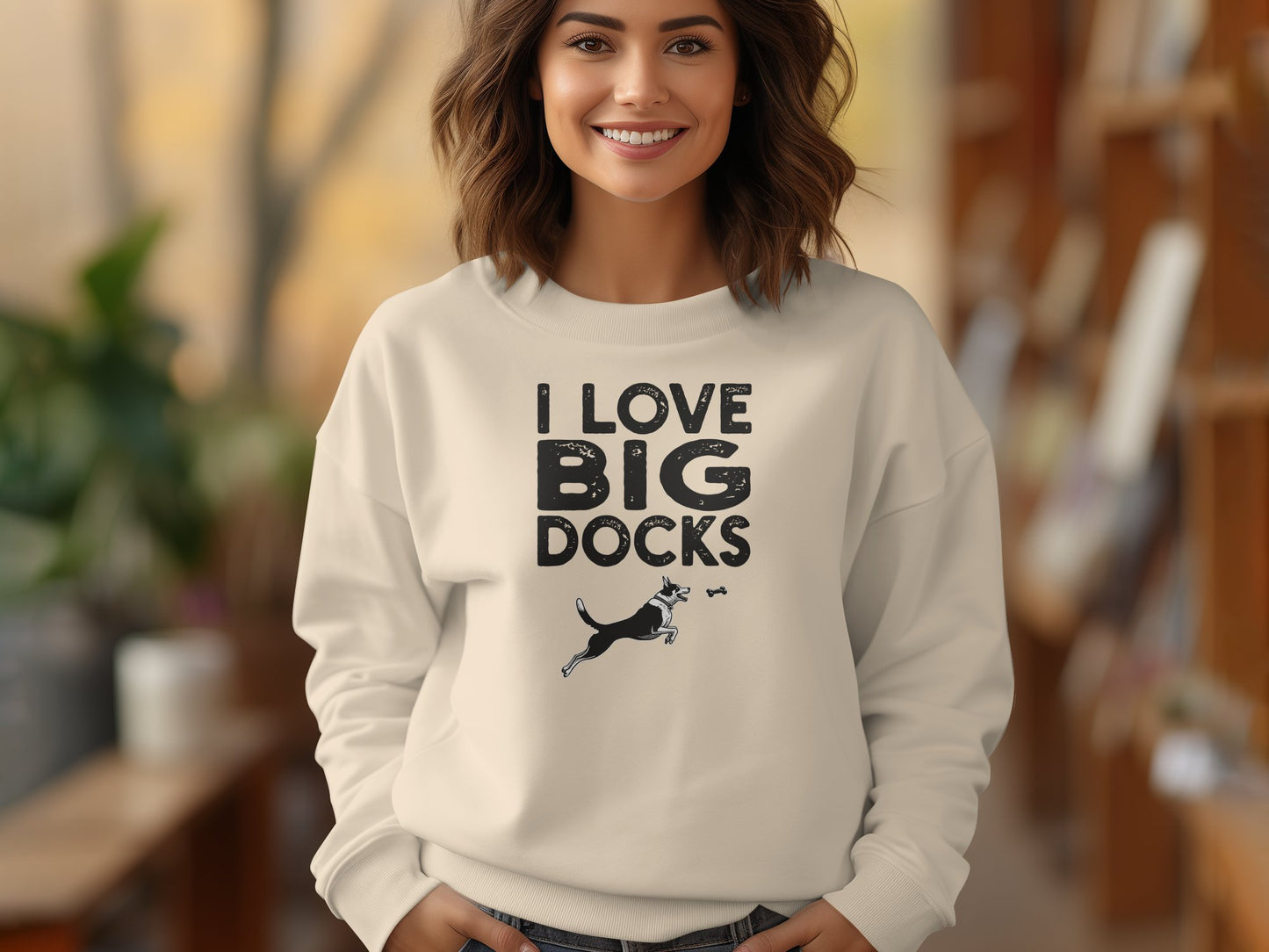 "Big Docks" Funny Dock Diving Unisex Sweatshirt