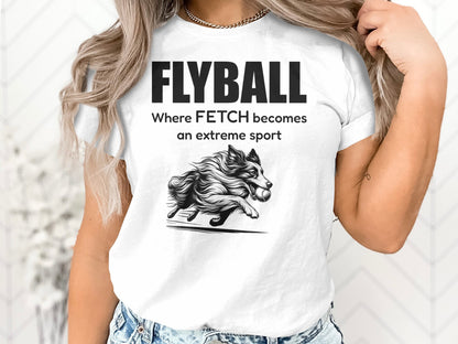 Flyball Enthusiast Unisex T-shirt: Where Fetch Becomes An Extreme Sport